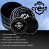Cera Capelli Nera Crest Black Wax – Cera Modellante Riflessante Tenuta Media, Copre Capelli Grigi, Effetto Naturale Lucido Non Ungente
