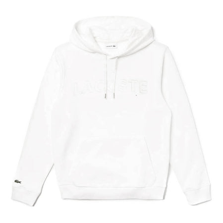 Lacoste Felpa Uomo Con Cappuccio E Tasca Frontale Felpa 100% Cotone Con Logo Coccodrillo Ricamato Polsini E Brodo A Coste Tinta Unita