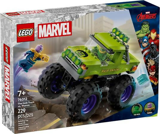 LEGO MARVEL SUPER HEROES 76312 - TRUCK DI HULK CONTRO THANOS