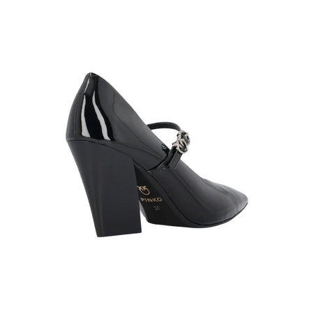 Pinko scarpe con tacco donna pinko - viola 01 - decollete patent - nero da donna
