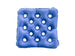 Cuscino gonfiabile quadrato con gonfiatore - 44x44x7 cm, blu
