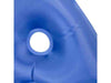 Cuscino gonfiabile quadrato con gonfiatore - 44x44x7 cm, blu