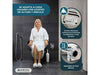 Rialzo per WC Tajo con braccioli ribaltabili, regolabile in altezza 40cm