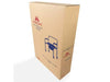 Sedia WC in acciaio con ruote, altezza regolabile, Mod. Molle, argento