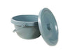 Sedia WC in acciaio con ruote, altezza regolabile, Mod. Molle, argento