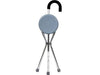 Bastone Tricopode Pieghevole con Sedile Ergonomico - Mod. Gloria