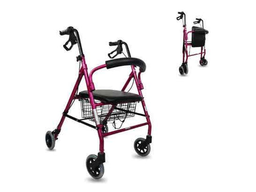 Rollator Rollator 4 Ruote con Freni e Sedile Modello Escorial