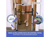 Rollator Plegabile Aluminio Pórtico per Anziani - 100 kg, Regolabile 82,5-100 cm