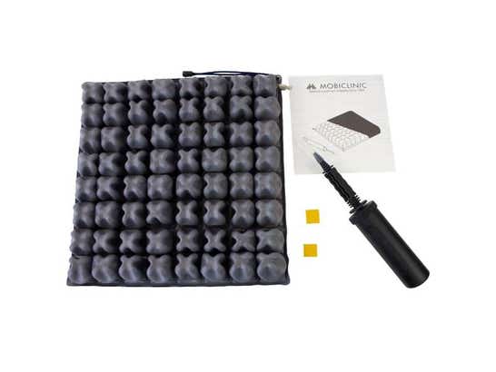 Cuscino antidecubito de aire Q-AIR 40x40x6 cm con funda y bomba