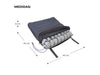 Cuscino antidecubito de aire Q-AIR 40x40x6 cm con funda y bomba