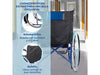 Sedia a rotelle Plegable 46 cm Ancho Azul Alcázar, Traslados 100 kg