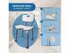 Sedia da bagno regolabile con schienale Marisma Mobiclinic