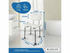 Sedia da bagno regolabile con schienale Marisma Mobiclinic