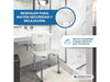 Sedia da bagno regolabile con schienale Marisma Mobiclinic