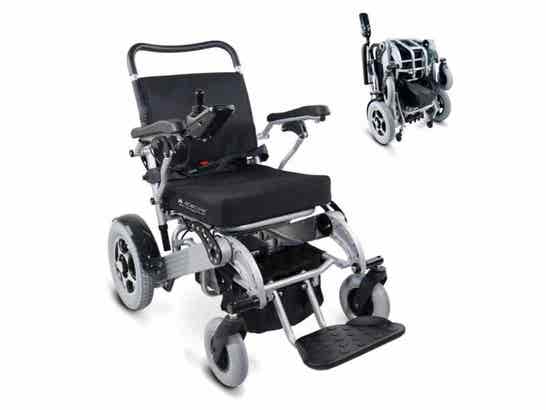 Sedia a rotelle elettrica Mod. Troya Tiny 24V 10Ah (240 Wh) ergonomica