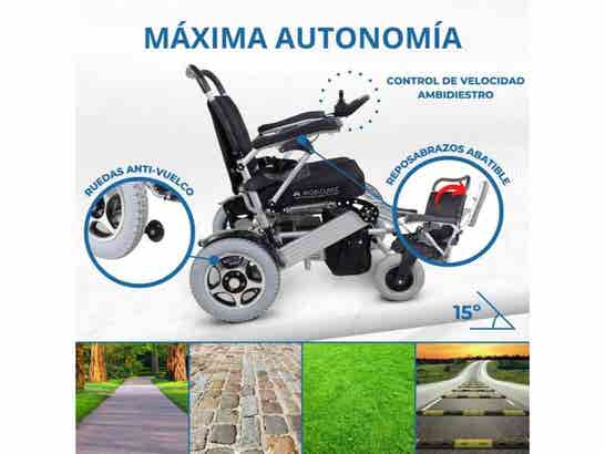 Sedia a rotelle elettrica Mod. Troya Tiny 24V 10Ah (240 Wh) ergonomica