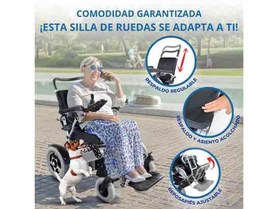 Sedia a rotelle elettrica Mod. Troya Tiny 24V 10Ah (240 Wh) ergonomica