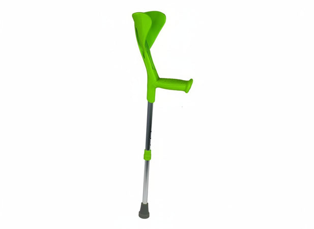 Stampolina Advance in alluminio regolabile in altezza, bastone da passeggio inglese, verde anice