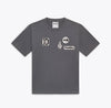 T-shirt Diadora Bambino Grigia con Logo - Collezione PE2026