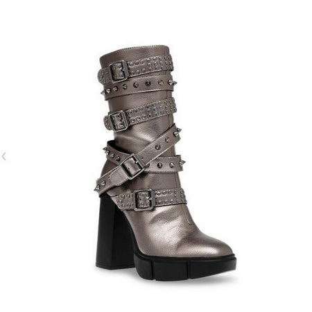 STEVE MADDEN stivali donna steve madden - razor sharp - argento da donna