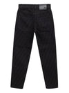 Fendi Jeans Nero Logo Jacquard da donna