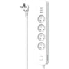 Multipresa - QUARX - 4 prese - Con 3 porte USB, cavo da 1,5 m