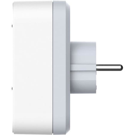 Biplite - QUARX - 2P 16A - Bianco e grigio chiaro, conforme NF