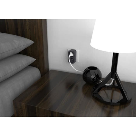 Biplite - QUARX - 2P 16A - Nero e grigio antracite, conforme NF