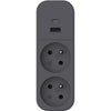 Biplite - QUARX - 2P 16A - Con USB-A e USB-C, conforme NF