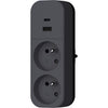 Biplite - QUARX - 2P 16A - Con USB-A e USB-C, conforme NF