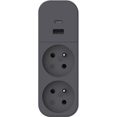 Biplite - QUARX - 2P 16A - Con USB-A e USB-C, conforme NF