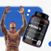 Viking's gh plus integratore glutammina, arginina, lisina, acido aspartico, zma, fosfatidilserina, ornitina okg | per recupero muscolare notturno e aumento anabolismo - 100 cpr da 1500 mg