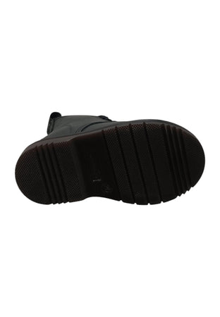 Anfibio bambino Grunland Junior Nill nero pelle zip laterale urban style