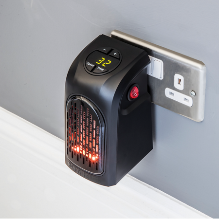 Mini Termoventilatore con Spina Portatile Heatpod InnovaGoods 400 W stufa