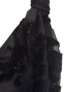 Lardini Abito Lungo in Tulle con Stampa Fiori Velvet da donna