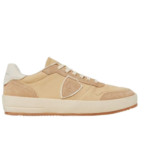 Philippe Model sneaker uomo philippe model - nice low man - beige da uomo