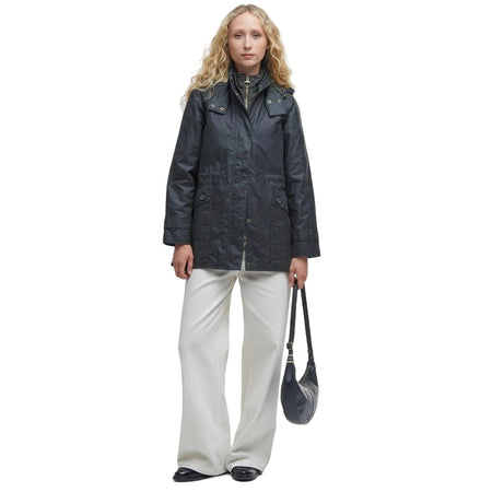 BARBOUR giacche impermeabili donna barbour - cannich wax - verde da donna