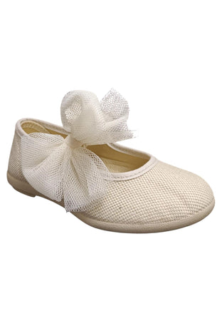 Scarpe ballerina Bambine e ragazze VUL-LADI CANDY  beige velcro