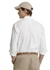 Ralph Lauren Camicia Uomo Button-down Tinta Unita Slim Fit Feather Weight Twill Camicia Polo Maniche Lunghe Pony Ricamato