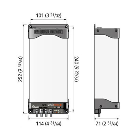 Quick Caricabatterie Sbc Nrg+ Mini 250 Fr 25A/12V