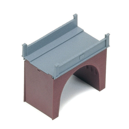 Ponte in mattoni, modellino e decorazione per villaggio di Natale in scala 1:76