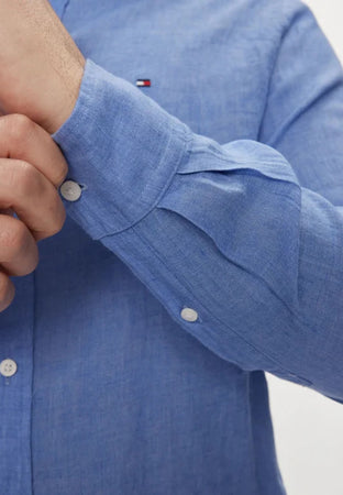 Tommy Hilfiger CAMICIA PIGMENT DYED LI SOLID RF SHIRT da uomo