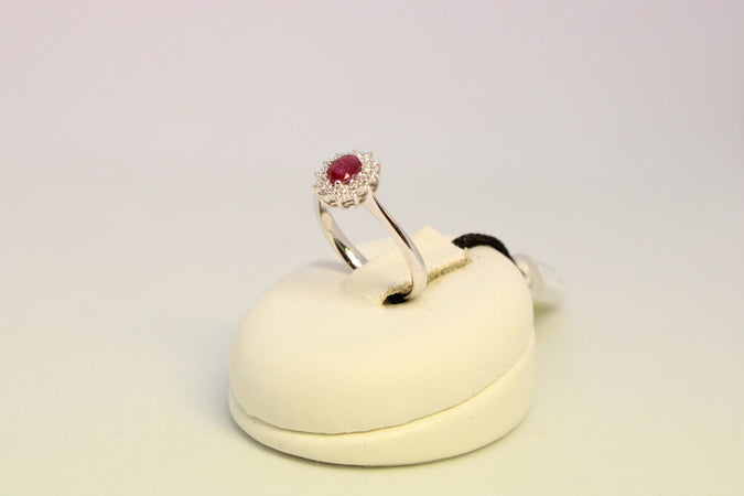 Anello donna rubino RECARLO R77CC001/RB-15
