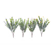 Pianta artificiale di fiori mediterranei per decorazione ambienti h 40 cm