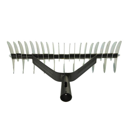 Rastrello sarchiatore a 32 denti, arieggiatore manuale in acciaio verniciato