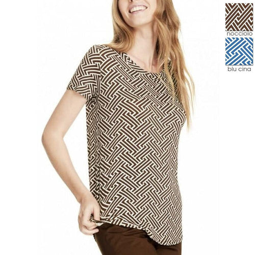 Ragno Maglietta Donna Estiva in Viscosa Maniche Corte 712027 S23 - Passarelli Biancheria
