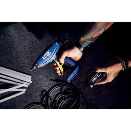 Pistola per colla a batteria 18V 900g/h - RAPID - BGX500 - Valigetta + batteria 2,5Ah + caricabatteria