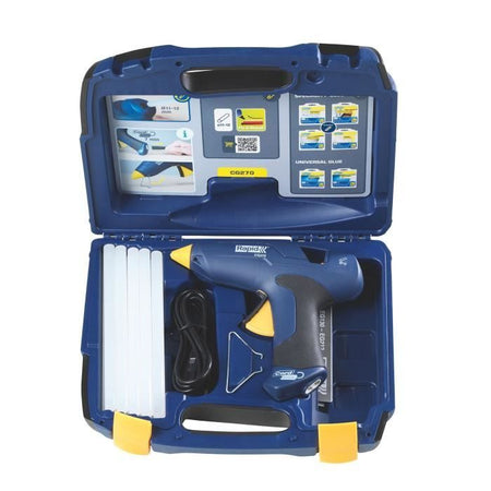 RAPID - Pistola per colla CG270 - Scatola removibile + colla 10 stick