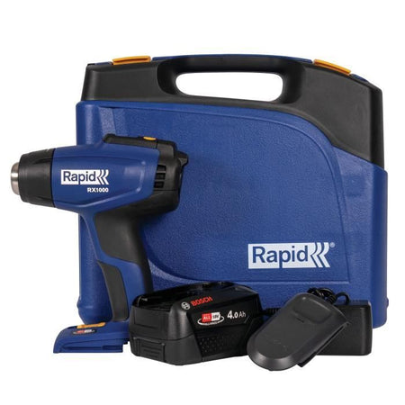Pistola ad aria calda a batteria 18V - RAPID - RX1000 - Valigetta + batteria 4.0Ah + caricabatteria