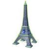Ravensburger-Puzzle 3D Torre Eiffel fosforescente 50 anni-Da 10 anni-216p numerato da montare senza colla-Accessori inclusi-11591